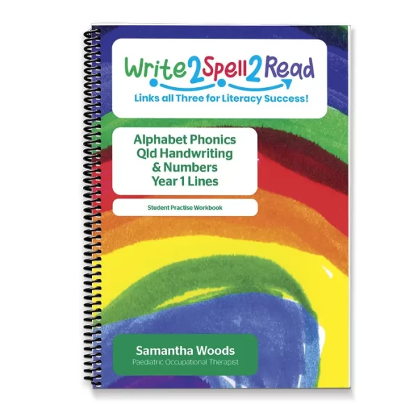 Alphabet Phonics, Qld Handwriting & Numbers Year 1 Lines
