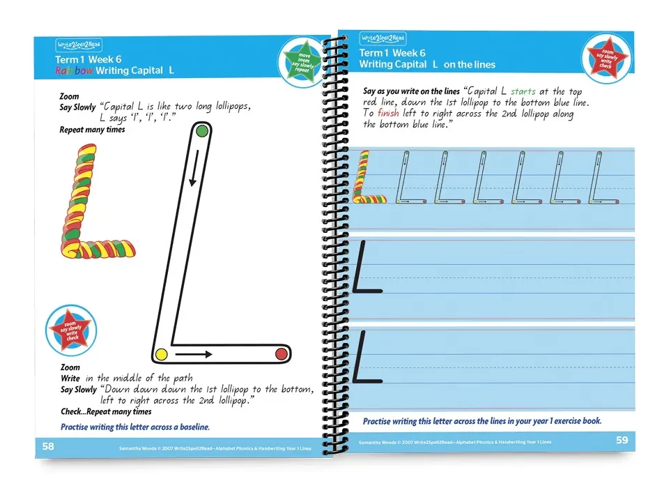 Alphabet Phonics, Qld Handwriting & Numbers Year 1 Lines - Image 2