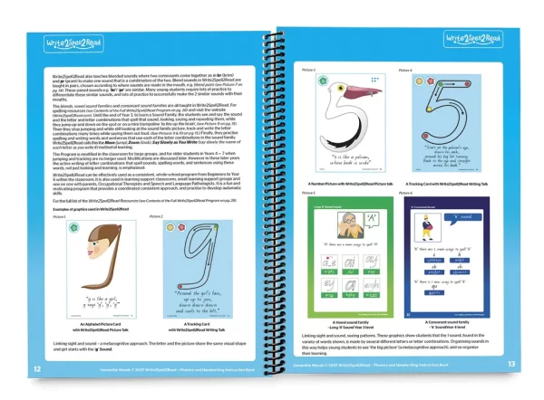 Alphabet Phonics, Qld Handwriting, Numbers Year 1 Lines Wall Card Kit (A3) PLUS 1 Phonics & Handwriting Instruction Book - Image 4