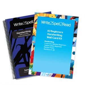 A3 Beginners Handwriting Wall Card Kit - Alphabet & Numbers