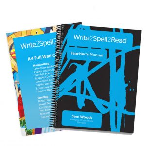 A4 Whole School Wall Card Kit - Handwriting & Spelling